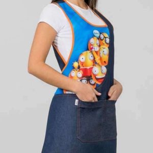 Copri Abito Grembiule Jeans Smile