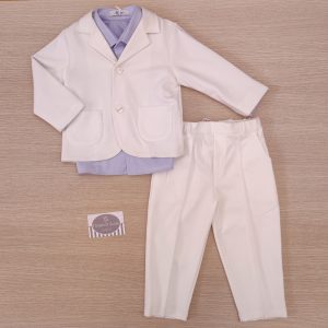 Completo Ninnaoh – Panna/Azzuro con Giacca