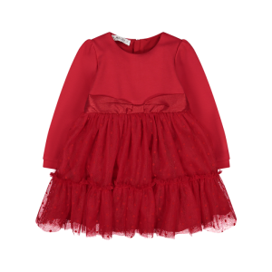 Vestito Natalizio in Tulle Neonata Melby