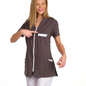 Casacca zip Microfibra Stretch