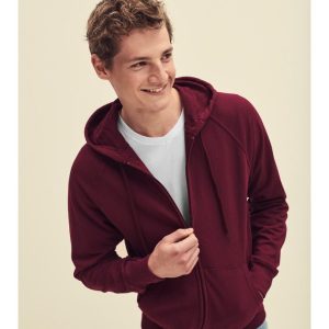 Giacca Felpa Leggera con cappuccio