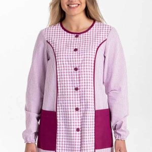 Camice Quadretti lilla