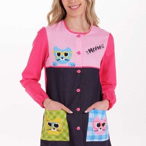 Camice insegnante Gatto 3D