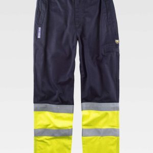 Pantalone ignifugo, antistatico saldatura ed arco elettrico,alta visibilità