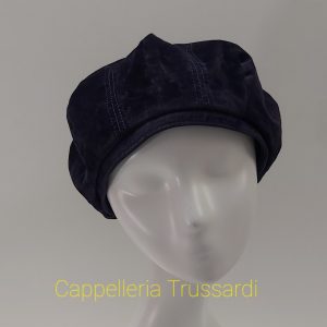 BASCO DONNA IN ALCANTARA MADE IN ITALY BLU