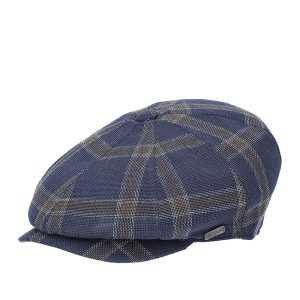 COPPOLA BERRETTO PEAKY BLINDERS SCOZZESE BLU COTONE MADE IN ITALY