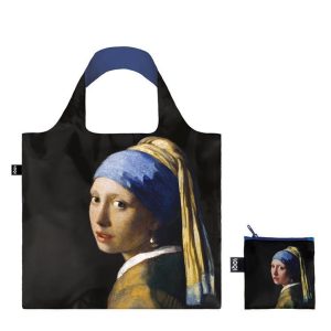 Borsa LOQI JOHANNES VERMEER LA RAGAZZA CON L’ORECCHINO DI PERLE SHOPPING VIAGGIO