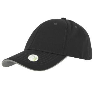 CAPPELLO BERRETTO BASEBALL NERO CON TRATTAMENTO IN BAMBOO ESTIVO