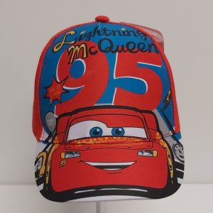 CAPPELLINO VISIERA BAMBINO COTONE DISNEY BABY MC QUEEN misura 48 regolabile