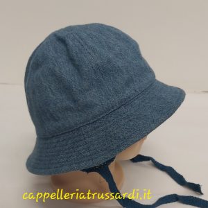 CAPPELLO BAMBINA ESTIVO in jeans con paraorecchie