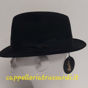 Cappello Hat Hut BORSALINO In Feltro Di Lapin NERO misura 62