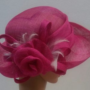 CAPPELLO CERIMONIA ELEGANT HAT FUCSIA