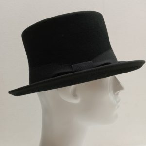 CILINDRO NERO FELTRO LANA MADE IN ITALY