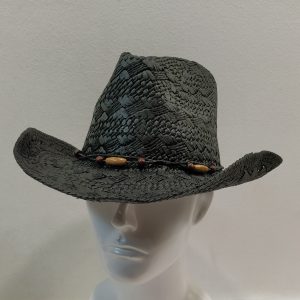 CAPPELLO COWBOY PAGLIA CARTA WESTERN NERO