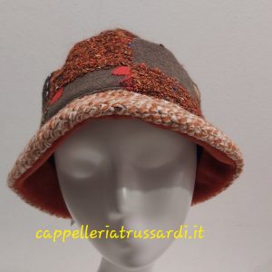 CAPPELLO CLOCHE COCCIO LANA MADE IN ITALY