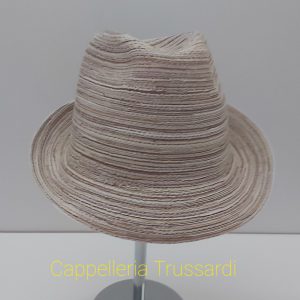 Cappello estivo tipo trilby BEIGE MISURA 53