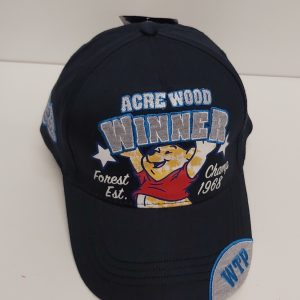 CAPPELLO VISIERA BASEBALL WINNIE THE POOH BLU COTONE MISURA 54