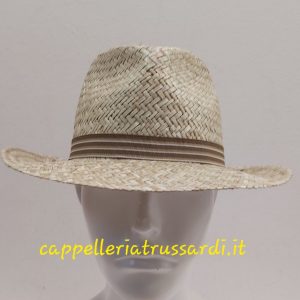CAPPELLO PAGLIA NATURALE TESA LARGA MADE IN ITALY