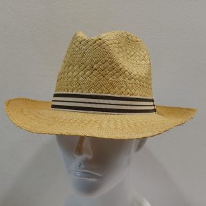 CAPPELLO PAGLIA NATURALE TESA LARGA MADE IN ITALY