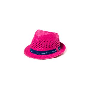 CAPPELLO PAGLIA TRILBY TESA STRETTA FUXIA MISURA L 58/59