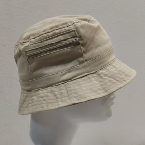 CAPPELLO PESCATORE 100% COTONE CON CERNIERE IN TANTI COLORI