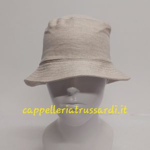 CAPPELLO BUCKET HAT PESCATORE 100% LINO MADE IN ITALY