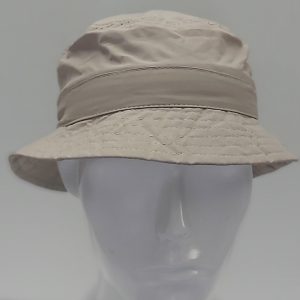 CAPPELLO PESCATORE ESTIVO TESSUTO SUNTEX BEIGE ADULTO BAMBINO