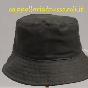 CAPPELLO PESCATORE IMPERMEABILE VERDE DA BAMBINO/A REVERSIBILE MADE IN ITALY