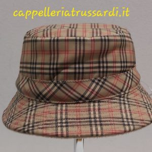 CAPPELLO PESCATORE IMPERMEABILE BEIGE DA BAMBINO/A REVERSIBILE MADE IN ITALY