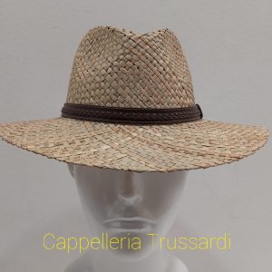 CAPPELLO UOMO PAGLIA TESA LARGA MADE IN ITALY