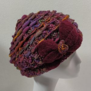 CAPPELLO TURBANTE BASCO INVERNALE MADE IN ITALY BORDO’
