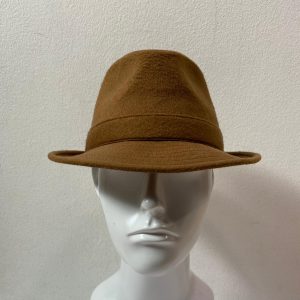 CAPPELLO TRILBY CAMMELLO TESSUTO LANA CASHMERE MADE IN ITALY