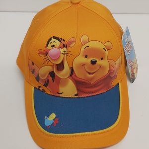 CAPPELLO VISIERA BASEBALL WINNIE THE POOH GIALLO COTONE MISURA 54