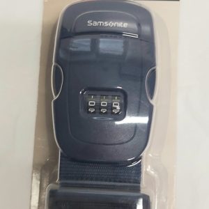 CINGHIA CHIUDI VALIGIA REGOLABILE BLU CON COMBINAZIONE