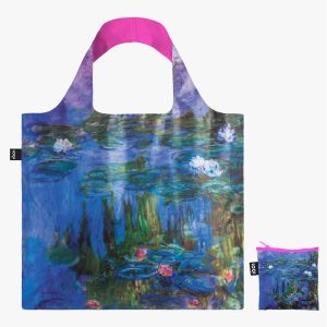 Borsa LOQI NINFEE DI CLAUDE MONET Shopping Viaggio Spiaggia RICHIUDIBILE