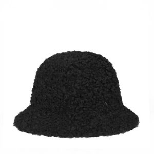CAPPELLO CLOCHE CON TESA ECOPELLICCIA SHERPA