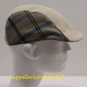 BERRETTO COPPOLA BECCO D’OCA ESTIVA 100% COTONE BEIGE MADE IN ITALY
