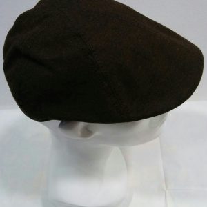 COPPOLA BERRETTO BECCO D’OCA MARRONE MADE IN ITALY misura 62