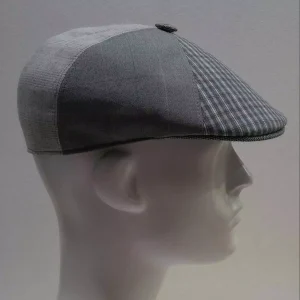 COPPOLA BERRETTO PATCHWORK A SPICCHI BOMBATO COTONE ESTIVO MADE IN ITALY