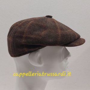 COPPOLA BERRETTO MARRONE LANA MADE IN ITALY PEAKY BLINDERS