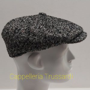 Coppola berretto Peaky Blinders NERO puntinato Made in Italy