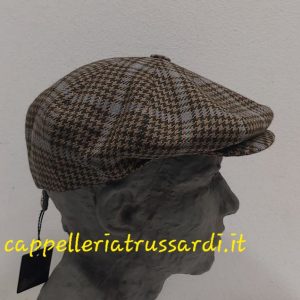 COPPOLA BERRETTO 8 SPICCHI BORSALINO ORIGINALE LANA MADE IN ITALY MISURA S 55/56