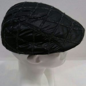 COPPOLA BERRETTO NERO INVERNALE TRAPUNTATO MADE IN ITALY