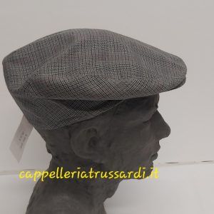 BERRETTO COPPOLA ESTIVO GRIGIO SCOZZESE MADE IN ITALY MISURA 56