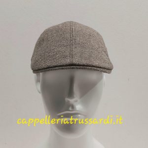 COPPOLA BERRETTO BEIGE TORTORA BECCO D’OCA PURA LANA MADE IN ITALY