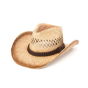 CAPPELLO COWBOY PAGLIA WESTERN EFFETTO VINTAGE