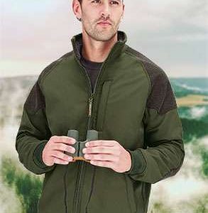 Giacca Softshell con rinforzi bicolore