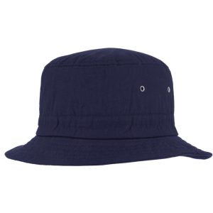 CAPPELLO PESCATORE BUCKET 100% COTONE BLU