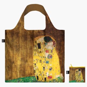 Borsa RICHIUDIBILE LOQI IL BACIO GUSTAV KLIMT shopping spesa viaggio spiaggia