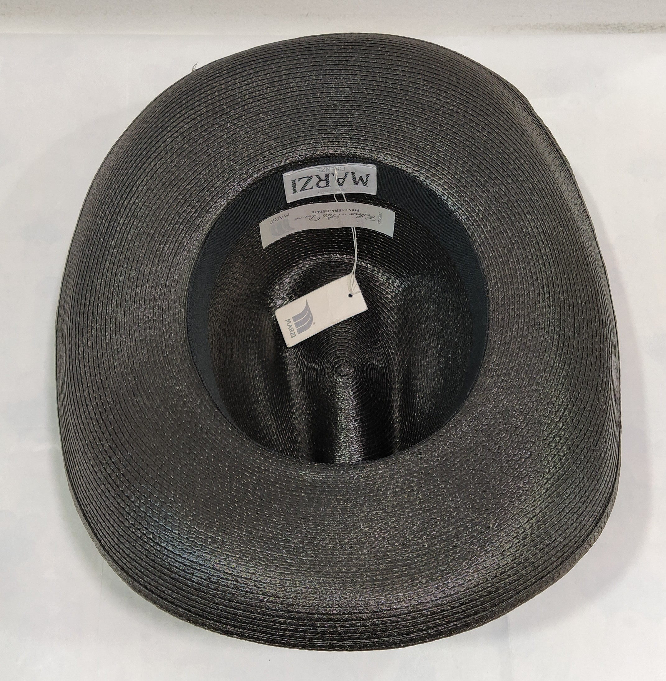 CAPPELLO unisex COWBOY WESTERN DELLA MARZI NERO ESTIVO MADE IN ITALY - immagine 5